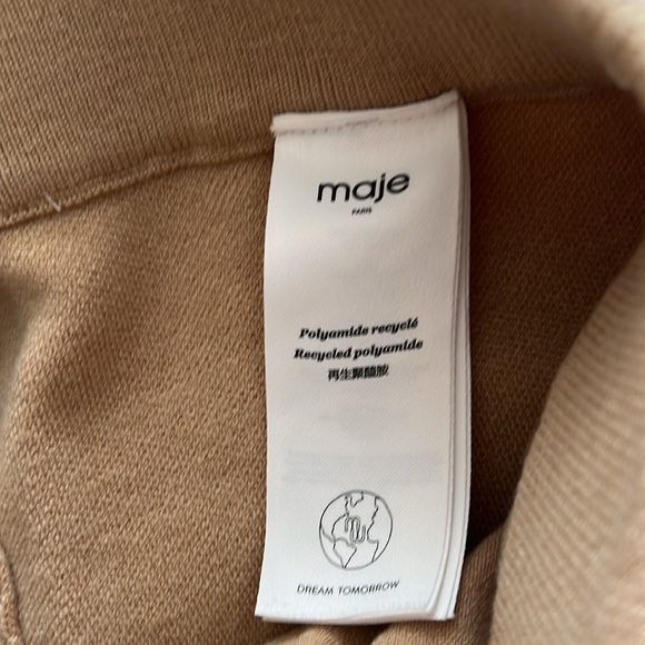 Maje Camel Knitted Jogger Pants size 34 - Picture 11 of 14